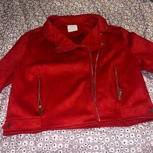 Primark Red Women's Biker Jacket